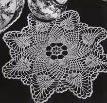 Pineapple Points Doily Pattern #PD-424