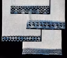 Colorful Towel Edgings Pattern #1-#4