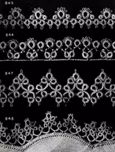 Tatting Edging Patterns #845-848