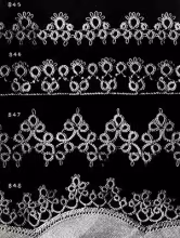 Tatting Edging Patterns #845-848
