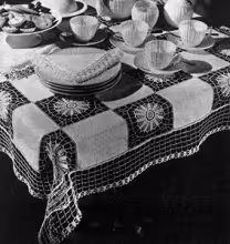 Empire Medallion Tea Cloth Pattern #741