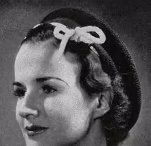 Off the Face Hat with Brim Pattern #216