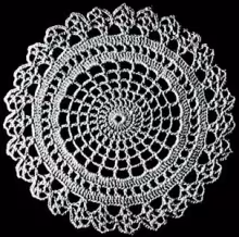 Spider Web Doily Pattern #761