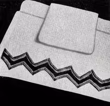 Roman Stripe Band Purse Pattern #8105