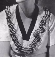 Band and Frill Collar Pattern #2036