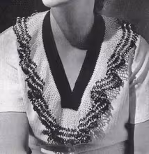 Band and Frill Collar Pattern #2036