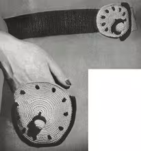 Acorn Belt and Pocket Set Pattern #2095