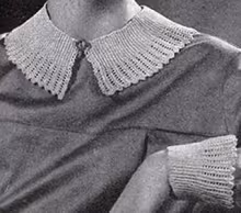 Tailored Collar and Cuff Set Pattern