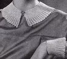Tailored Collar and Cuff Set Pattern