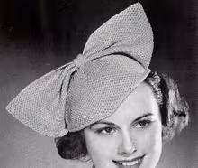 Bow Hat Pattern #2166