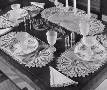 Sunset Luncheon Set Pattern #7018