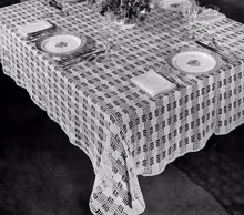 Moderne Mesh Tablecloth Pattern #7046
