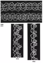 Tatting Edging Patterns #8138, #8141, #8136, #8133