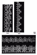 Tatting Edging Patterns #8144, #8135, #8184, #863