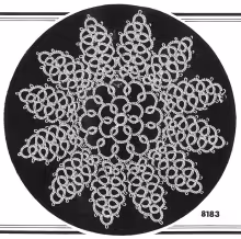 Tatting Doily Pattern #8183