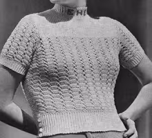 Monogram Pullover Pattern #1064