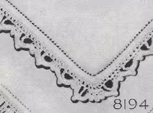 Handkerchief Edging Pattern, No. 8194