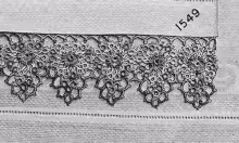 Peony Tatted Edging Pattern #1549