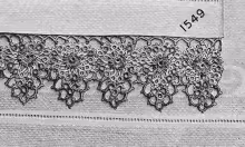 Peony Tatted Edging Pattern #1549