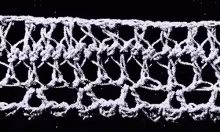 Hairpin Lace Edging Pattern #1854