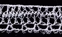 Hairpin Lace Edging Pattern #1854