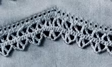 Trousseau Edging Pattern #1860