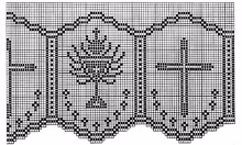 Filet Crochet Altar Cloth Pattern #1900