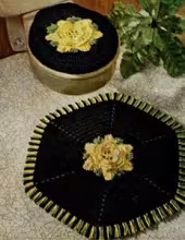Rose Bathroom Set Pattern