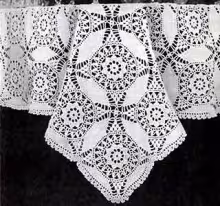 Cathedral Window Tablecloth Pattern