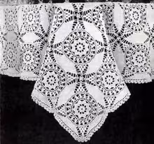 Cathedral Window Tablecloth Pattern