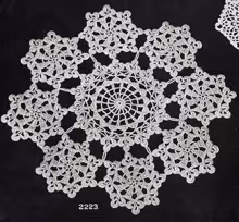 Clover Leaf Doily Pattern #2223