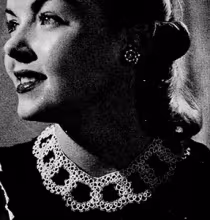 Tatted Collar Pattern
