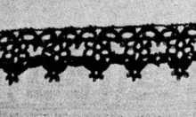 Tatted Towel Edging Pattern #1