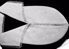 Tatted Edge for Collar Pattern