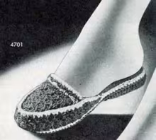 Scuffs With Heel Pattern | No. 4701