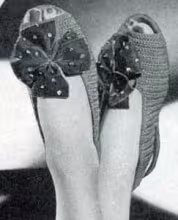 Sling Slippers Pattern | No. 4712