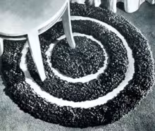 Ring Around 'o Loops Rug Pattern #5111