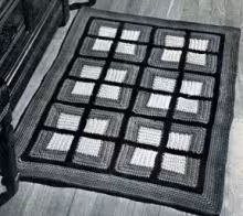 Colonial Squares Rug Pattern #5113