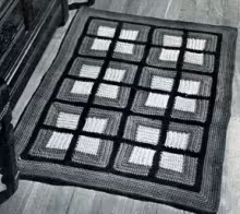 Colonial Squares Rug Pattern #5113