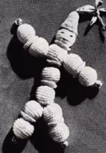 Crocheted Doll Pattern #5325