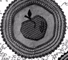 Apple Potholder Pattern #5507
