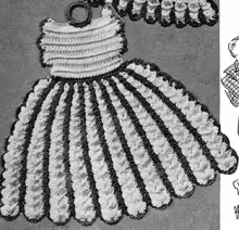 Dress Potholder Pattern #5513