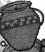 Cookie Jar Potholder Pattern #5517