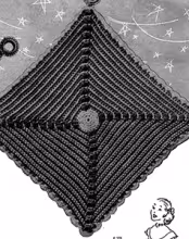 Square Pinwheel Potholder Pattern #5523
