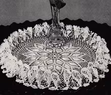 Pineapple Ruffle Doily Pattern #5910