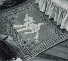 Crocheted Lamb Rug Pattern