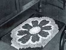 Floral Tuft Rug Pattern