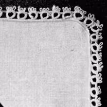 Dainty Tatted Edging Pattern #704