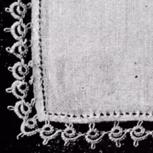 Dainty Tatted Edging Pattern #705