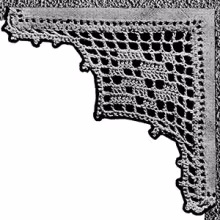 Pillow Case Edging Pattern #734